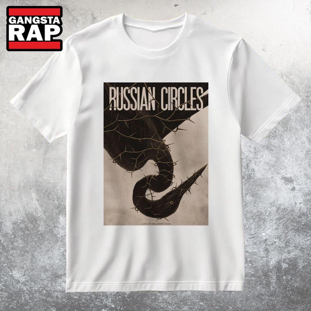 Russian Circles Hellfest 6-21-2025 In Clisson FR T Shirt