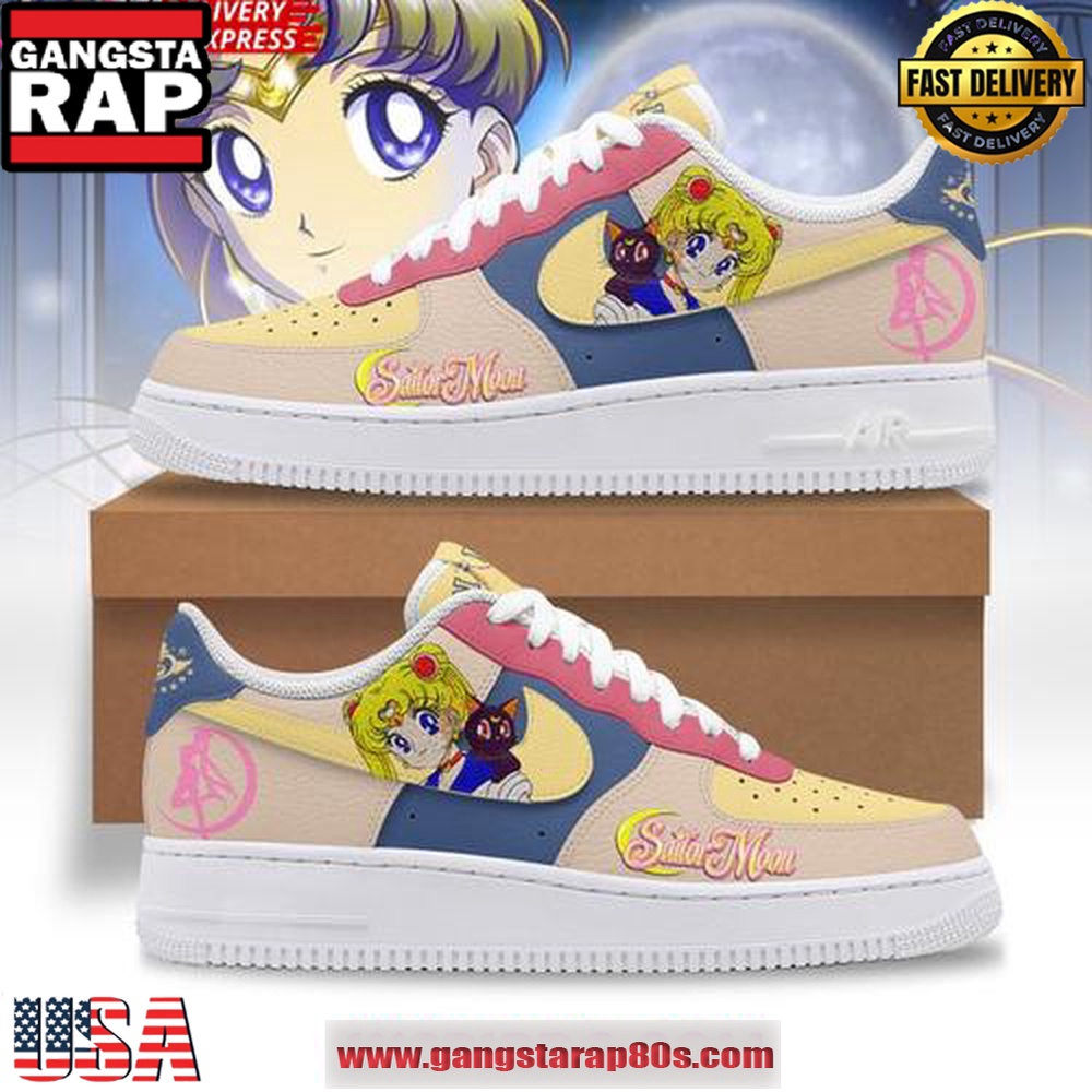 Sailor Moon Limited Edition Air Force 1 Sneakers Shoes