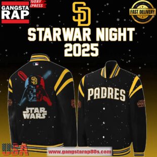 San Diego Padres x Star Wars Night 2025 Baseball Jacket