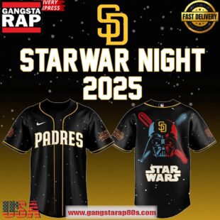 San Diego Padres x Star Wars Night 2025 Baseball Jersey Shirt
