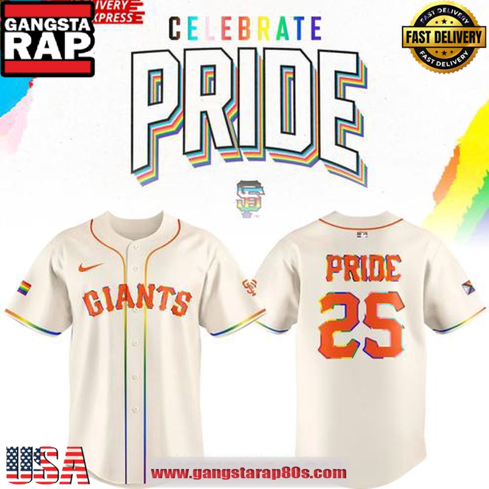 San Francisco Giants Celebrate Pride 2025 Baseball Jersey Shirt San Francisco Giants Celebrate Pride 2025 Baseball Jersey Shirt
