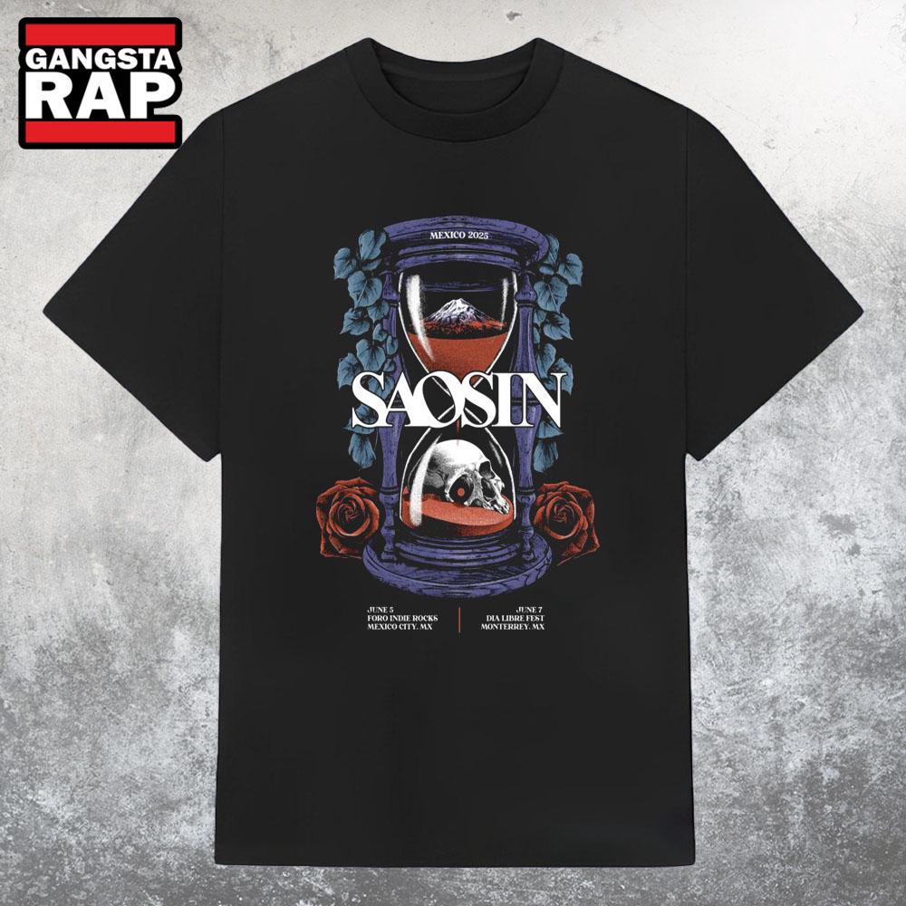 Saosin June 5-7 Mexico 2025 Shows T Shirt