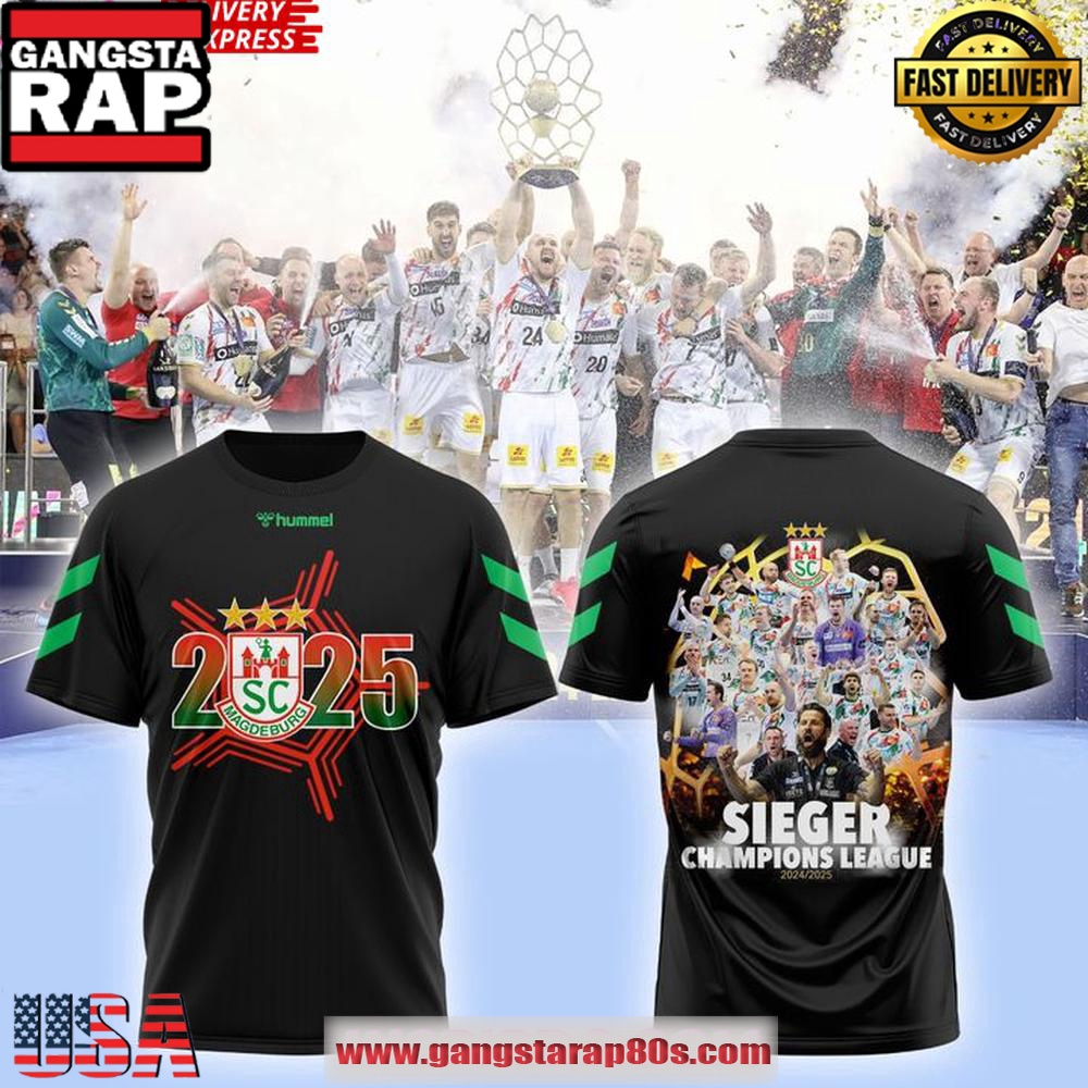 SC Magdeburg EHF Champions League 2024-25 Unisex T-Shirt SC Magdeburg EHF Champions League 2024-25 Unisex T-Shirt
