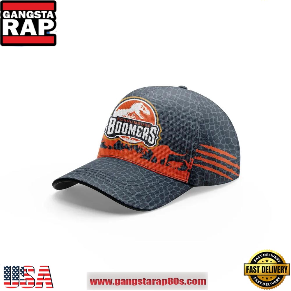 Schaumburg Boomers Jurassic Ballpark Limited Edition Classic Cap Snapback Hats