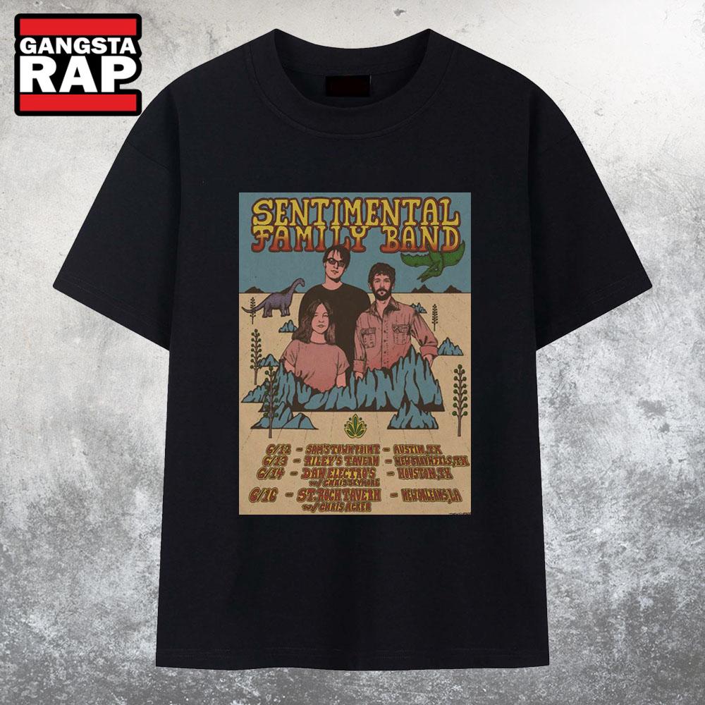 Sentimental Family Band June 2025 Tour T Shirt