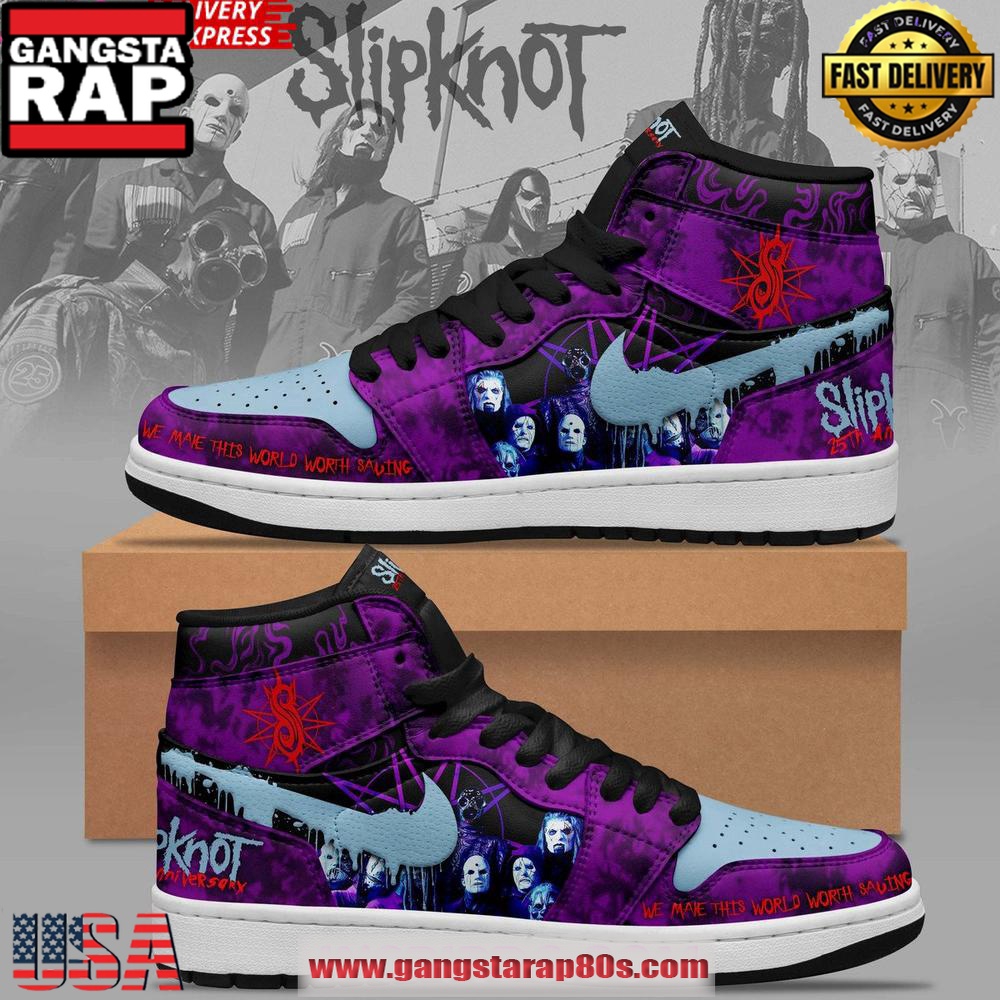 Slipknot 25th Anniversary Limited Air Jordan 1 Running Sneakers Shoes