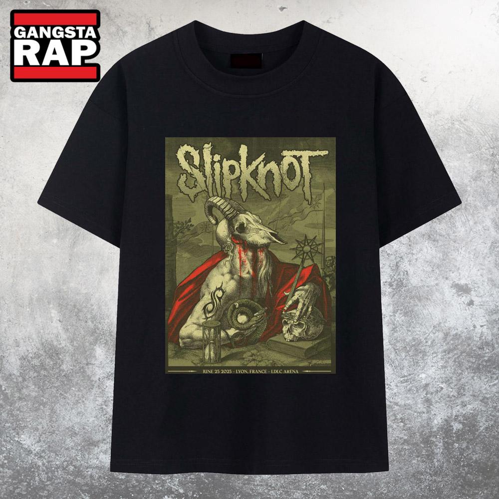 Slipknot Lyon France Tour On Jun 25 2025 T Shirt