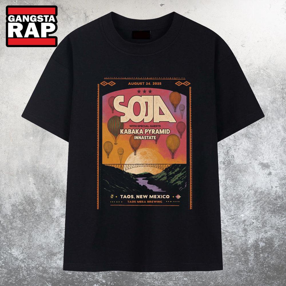 Soja At Taos Mesa Brewing Mothership On Aug 24 2025 T Shirt Soja At Taos Mesa Brewing Mothership On Aug 24 2025 T Shirt