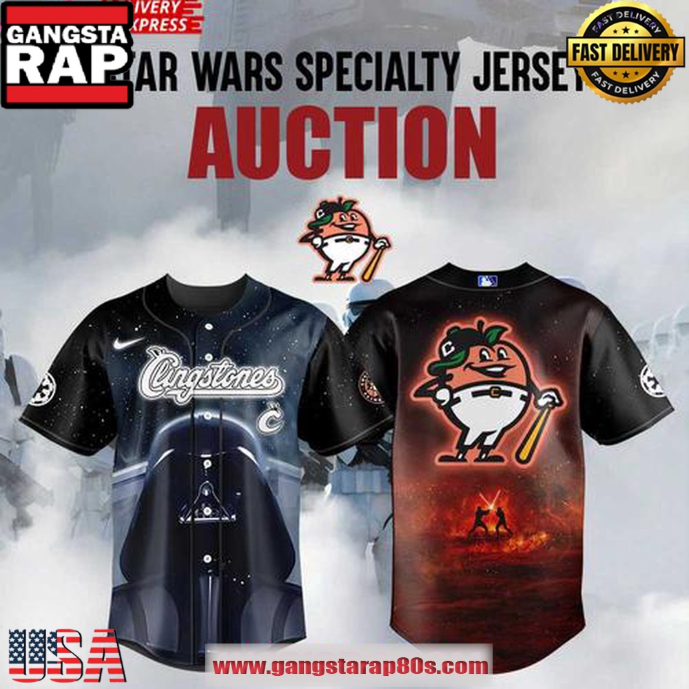 Star Wars x Cingstones Darth Vader Limited Edition Baseball Jersey Shirt Star Wars x Cingstones Darth Vader Limited Edition Baseball Jersey Shirt