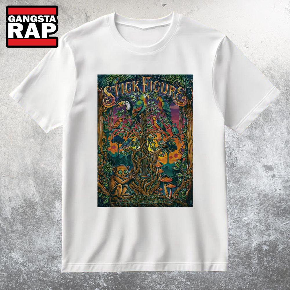 Stick Figure PNC Bank Arts Center in Holmdel NJ Jun 20 2025 T Shirt