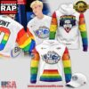 Syracuse Crunch Pride Month 2025 White All Over Print Hoodie