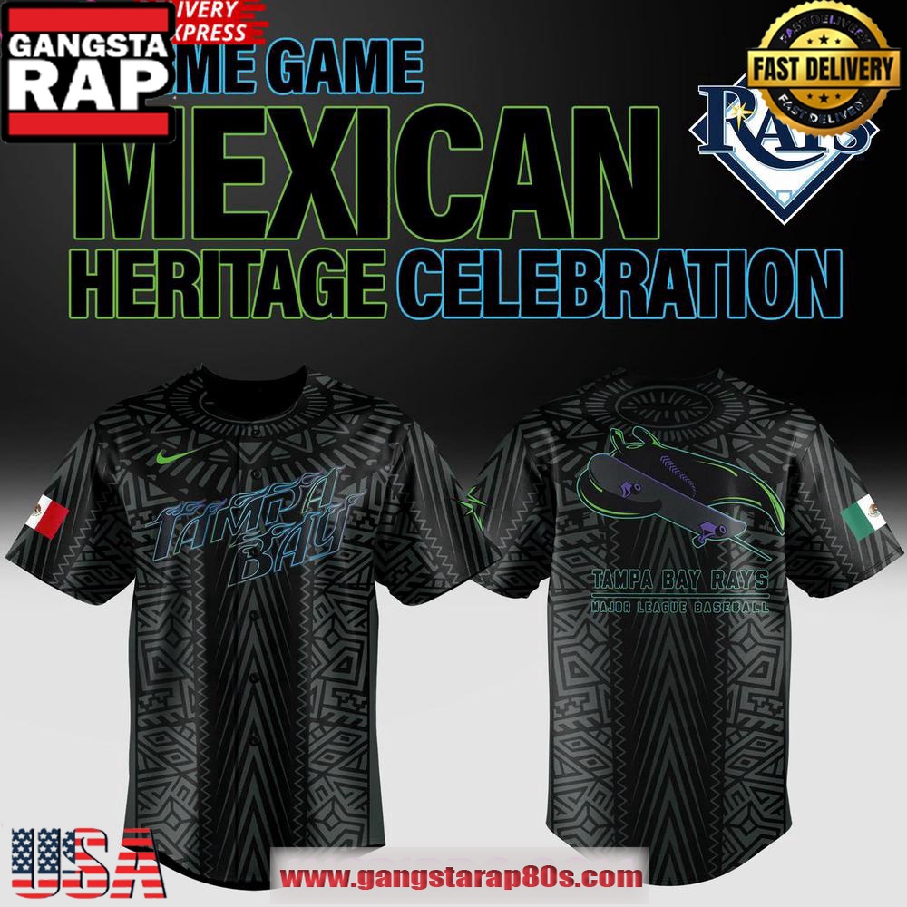 Tampa Bay Rays Mexican Heritage Celebration 2025 Baseball Jersey Shirt