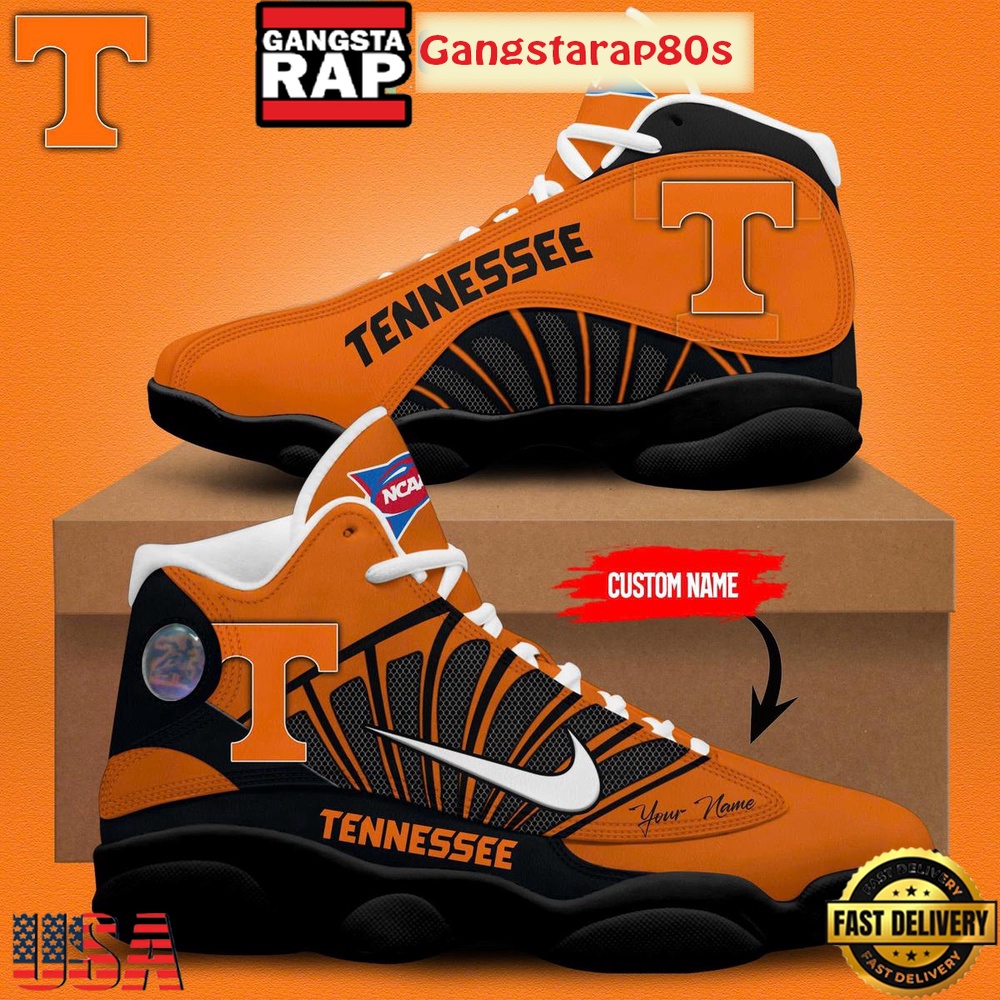 Tennessee Volunteers Go Vols 2024 Custom Name Air Jordan 13 Shoes Running Sneakers Tennessee Volunteers Go Vols 2024 Custom Name Air Jordan 13 Shoes Running Sneakers