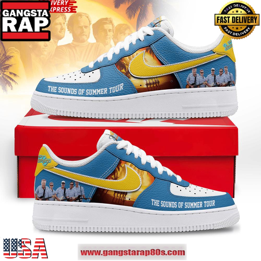 The Beach Boys “Sounds of Summer Tour” Air Force 1 Sneakers Shoes