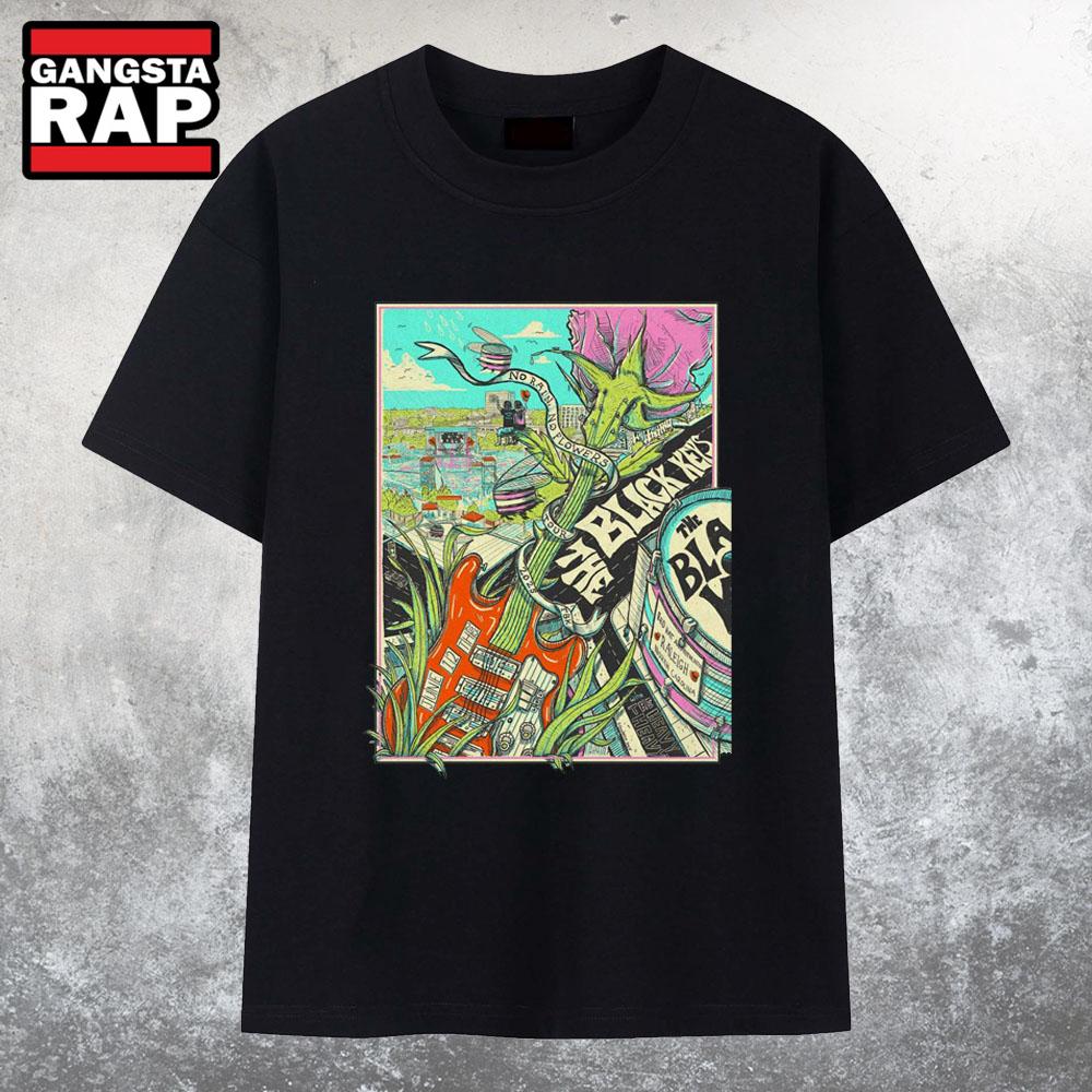 The Black Keys Jun 12 2025 Red Hat Amphitheater In Raleigh NC T Shirt