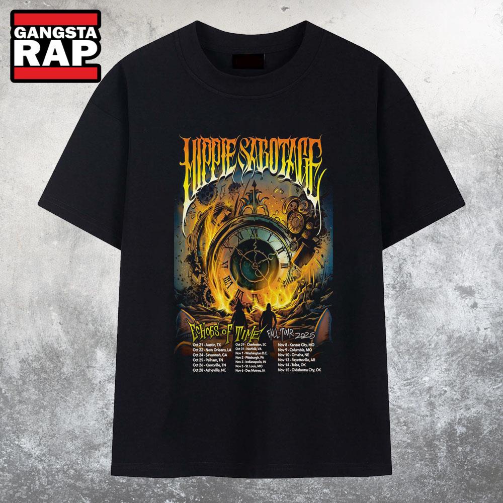The Hippies Echoes Of Time Fall 2025 Tour T Shirt