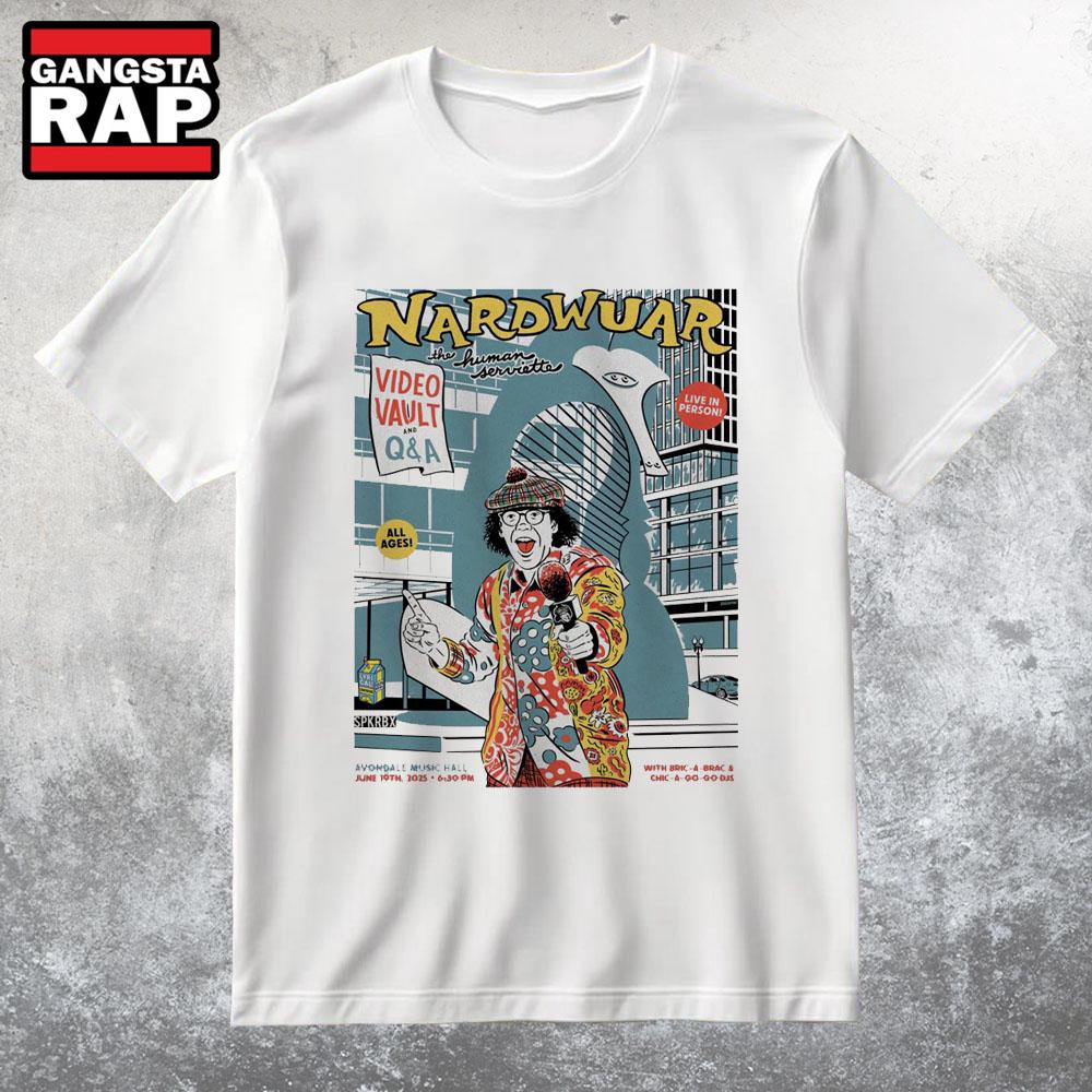 The Human Serviette Jun 19 2025 Avondale Music Hall In Chicago IL T Shirt