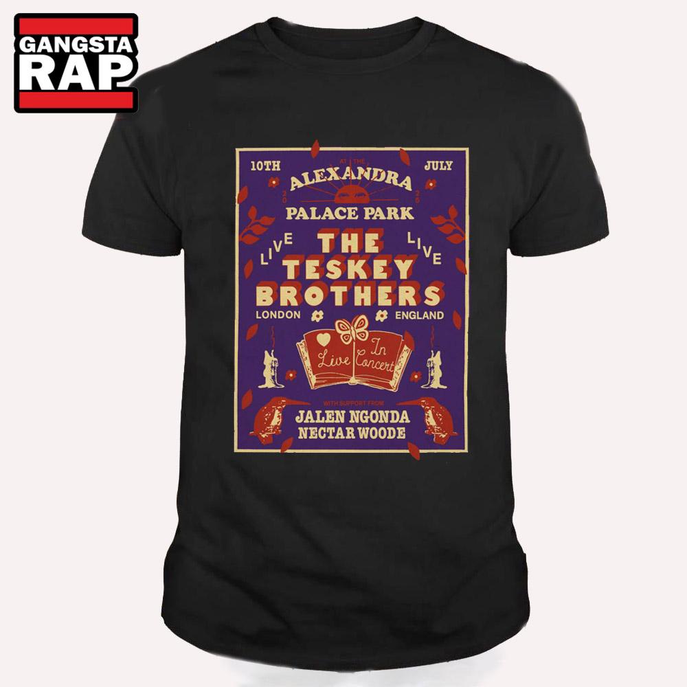 The Teskey Brothers Jul 10 2025 In London UK T Shirt The Teskey Brothers Jul 10 2025 In London UK T Shirt