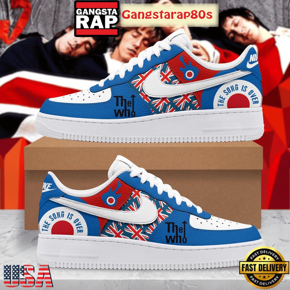 The Who The Song Is Over Special Edition Air Force 1 Shoes Running Sneakers The Who The Song Is Over Special Edition Air Force 1 Shoes Running Sneakers