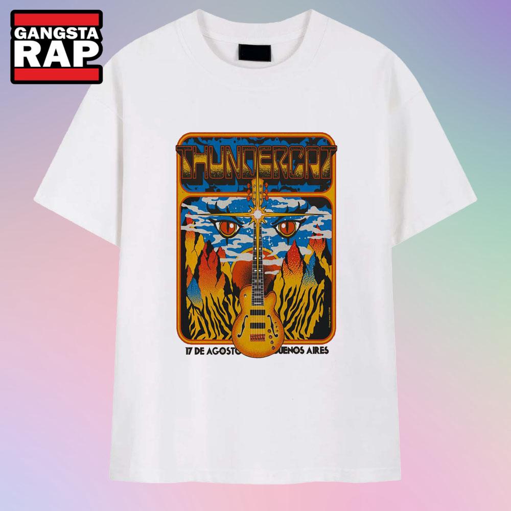 Thundercat Buenos Aires Argentina Aug 17 2025 T Shirt Thundercat Buenos Aires Argentina Aug 17 2025 T Shirt