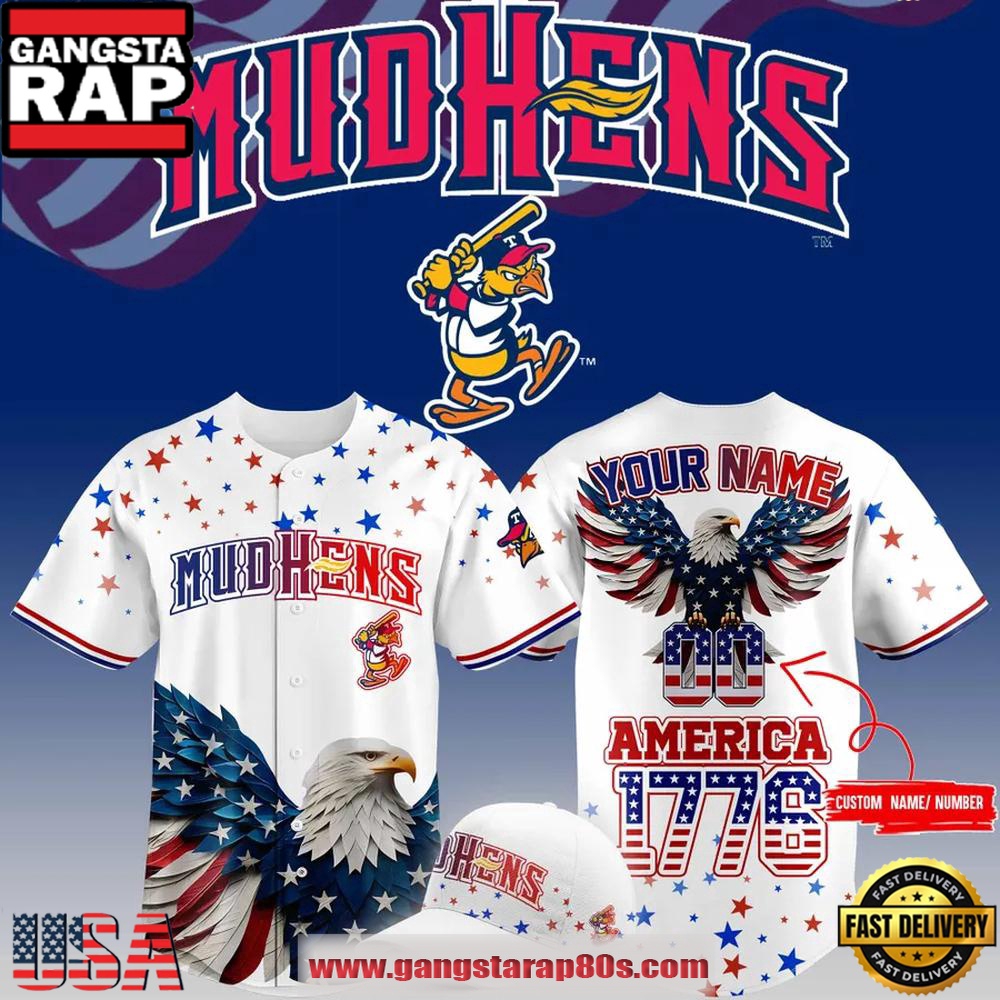 Toledo Mud Hens Happy Independence Day Limited Edition Baseball Jersey Shirt Toledo Mud Hens Happy Independence Day Limited Edition Baseball Jersey Shirt