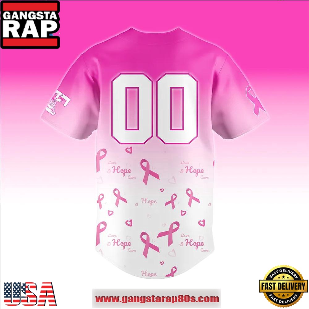 Toledo Mud Hens Pink in the Park Custom Baseball Jersey Shirt Toledo Mud Hens Pink in the Park Custom Baseball Jersey Shirt