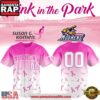 Toledo Mud Hens Pink in the Park Custom Baseball Jersey Shirt