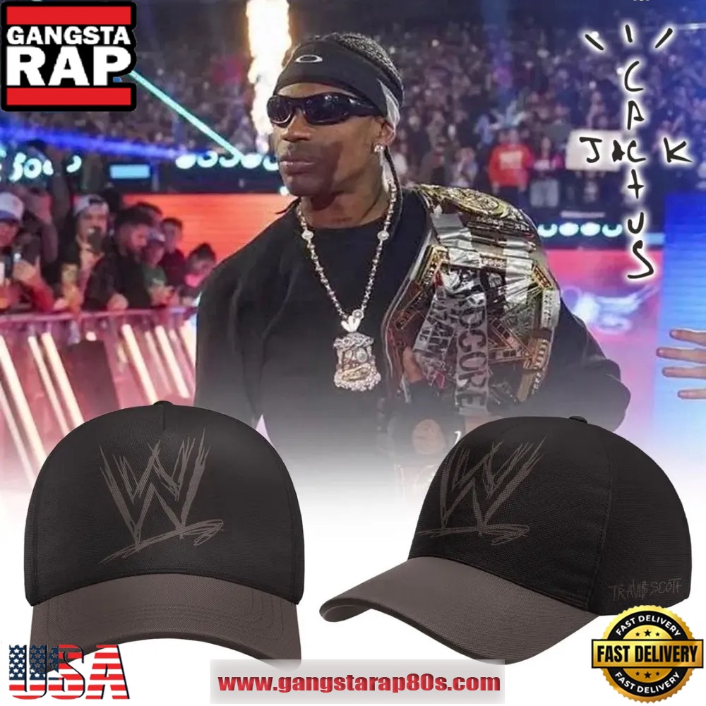 Travis Scott CJ WrestleMania 41 Special Edition Classic Cap Hats