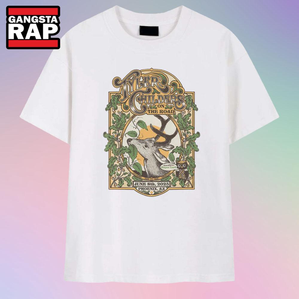 Tyler Childers At Talking Stick Resort Amphitheatre On Jun 8 2025 T Shirt