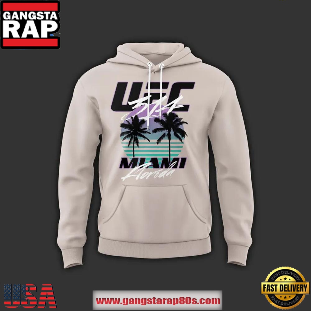 UFC Miami Artist Series Special Edition All Over Print Hoodie UFC Miami Artist Series Special Edition All Over Print Hoodie