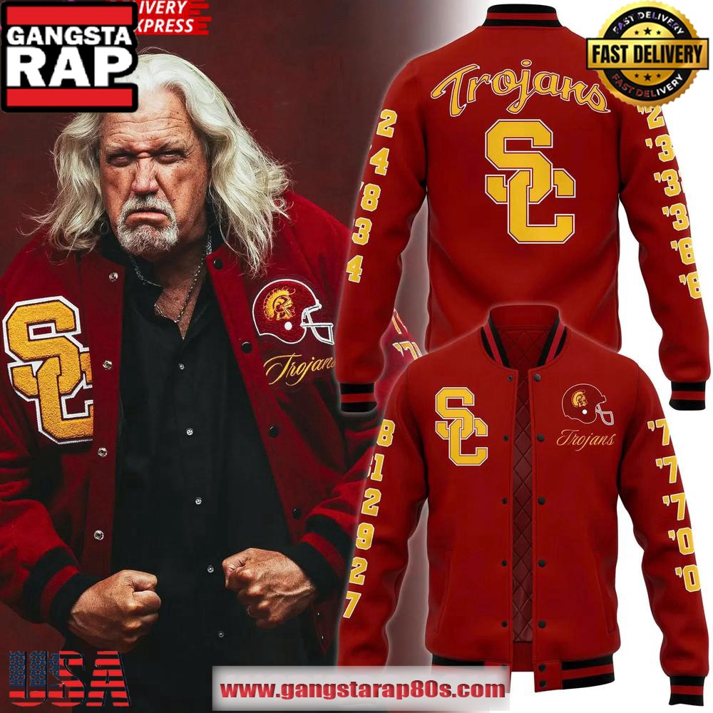 USC Football x Rob Ryan Limited Edition Baseball Jacket USC Football x Rob Ryan Limited Edition Baseball Jacket