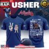 Usher x Atlanta Braves “Peace Up A-Town Down” Special Unisex T-Shirt