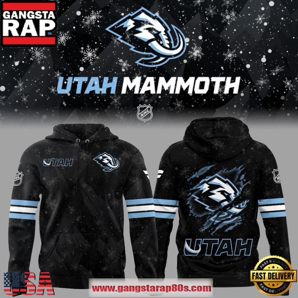 Utah Mammoth Ice Out Uniform Special Premium All Over Print Hoodie