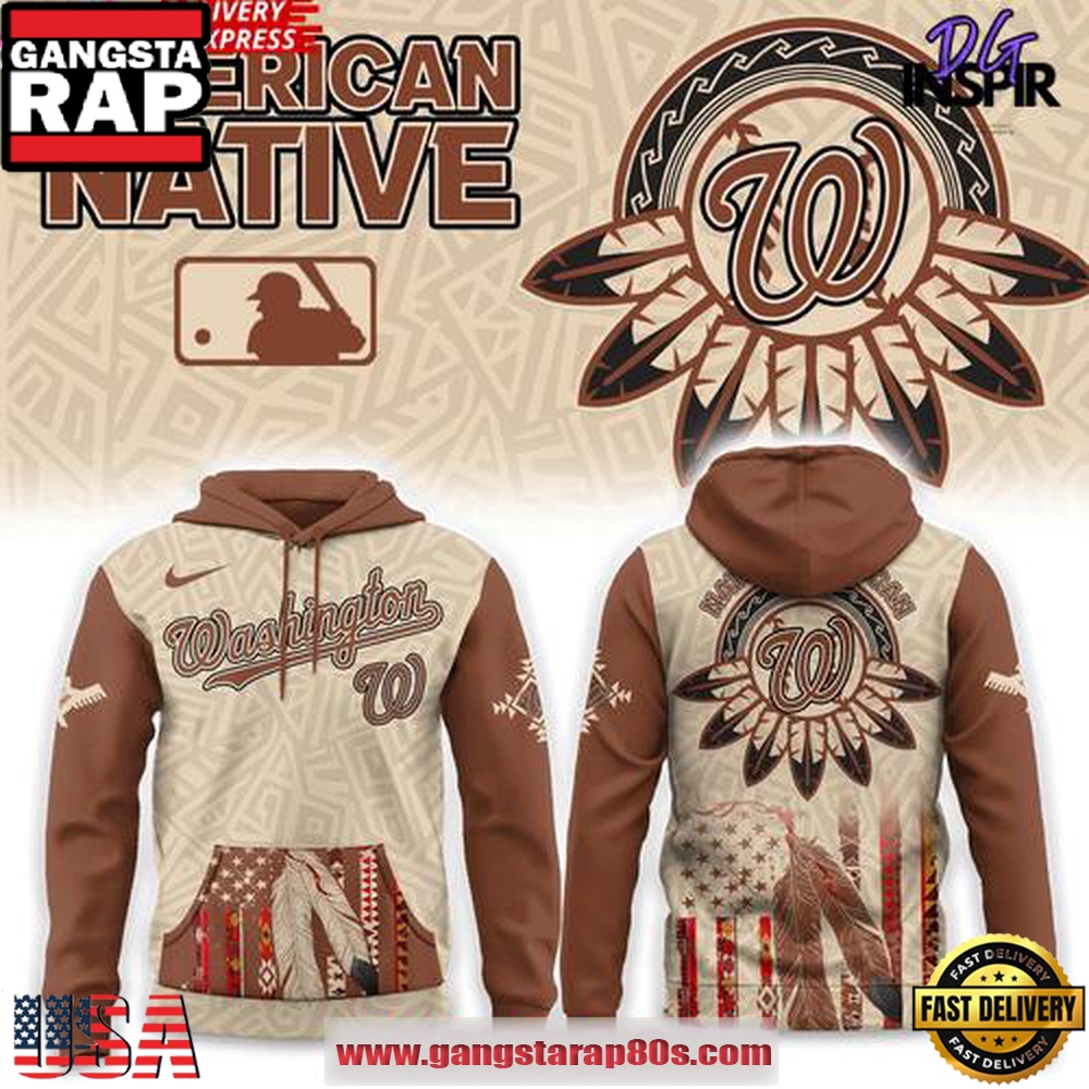 Washington Nationals Native American Heritage Honor 2025 Edition All Over Print Hoodie
