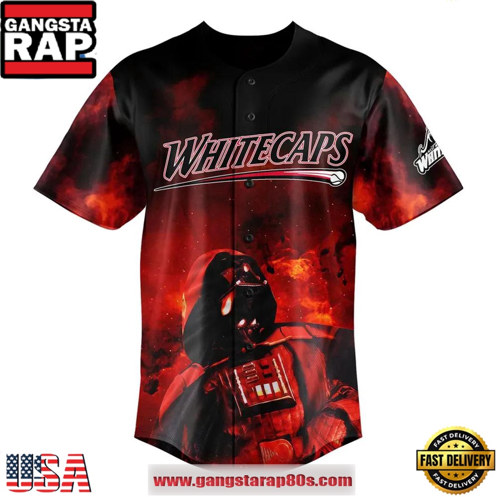 West Michigan Whitecaps x Star Wars Special Edition Custom Baseball Jersey Shirt West Michigan Whitecaps x Star Wars Special Edition Custom Baseball Jersey Shirt