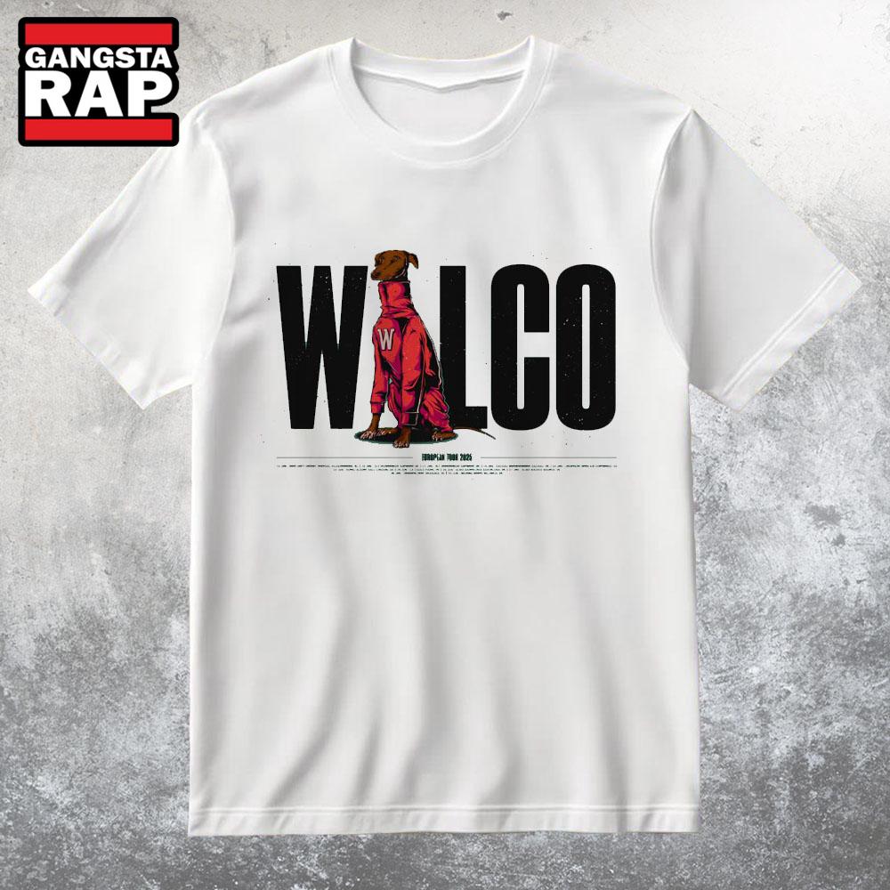 Wilco European Tour June 2025 T Shirt