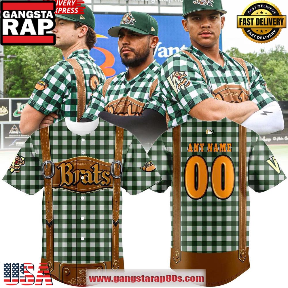 Wisconsin Timber Rattlers Flying Brats 2025 Custom Baseball Jersey Shirt Wisconsin Timber Rattlers Flying Brats 2025 Custom Baseball Jersey Shirt