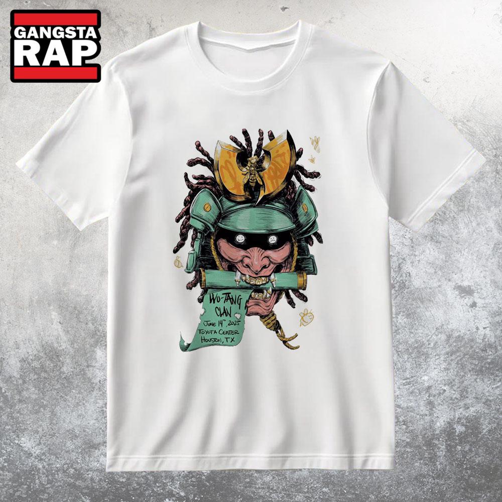 Wu Tang Clan In Houston TX On Jun 14 2025 T Shirt Wu Tang Clan In Houston TX On Jun 14 2025 T Shirt