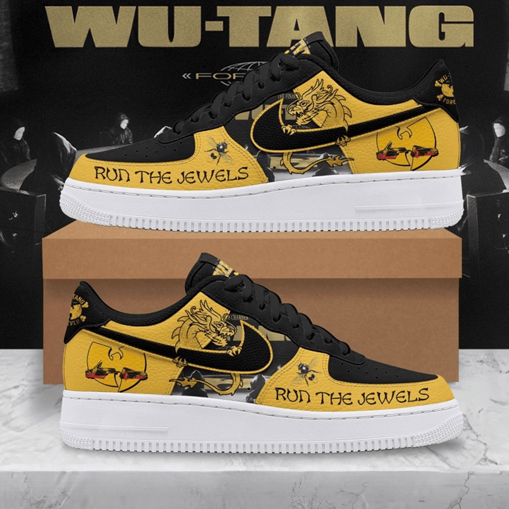 Wu-Tang Clan Run The Jewels 2025 Air Force 1 Running Sneakers Shoes Wu-Tang Clan Run The Jewels 2025 Air Force 1 Running Sneakers Shoes