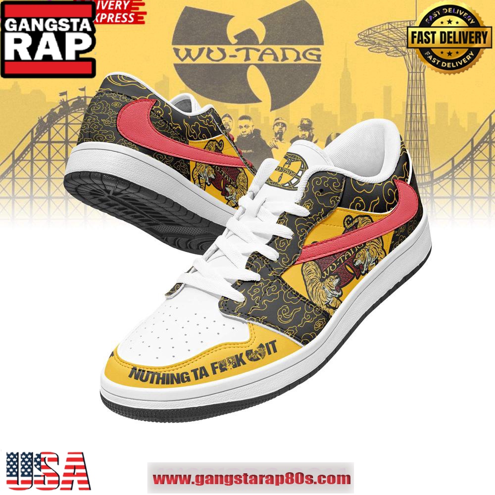 Wu-Tang Clan Tiger 2025 Limited Edition Air Force 1 Running Sneakers Shoes Wu-Tang Clan Tiger 2025 Limited Edition Air Force 1 Running Sneakers Shoes