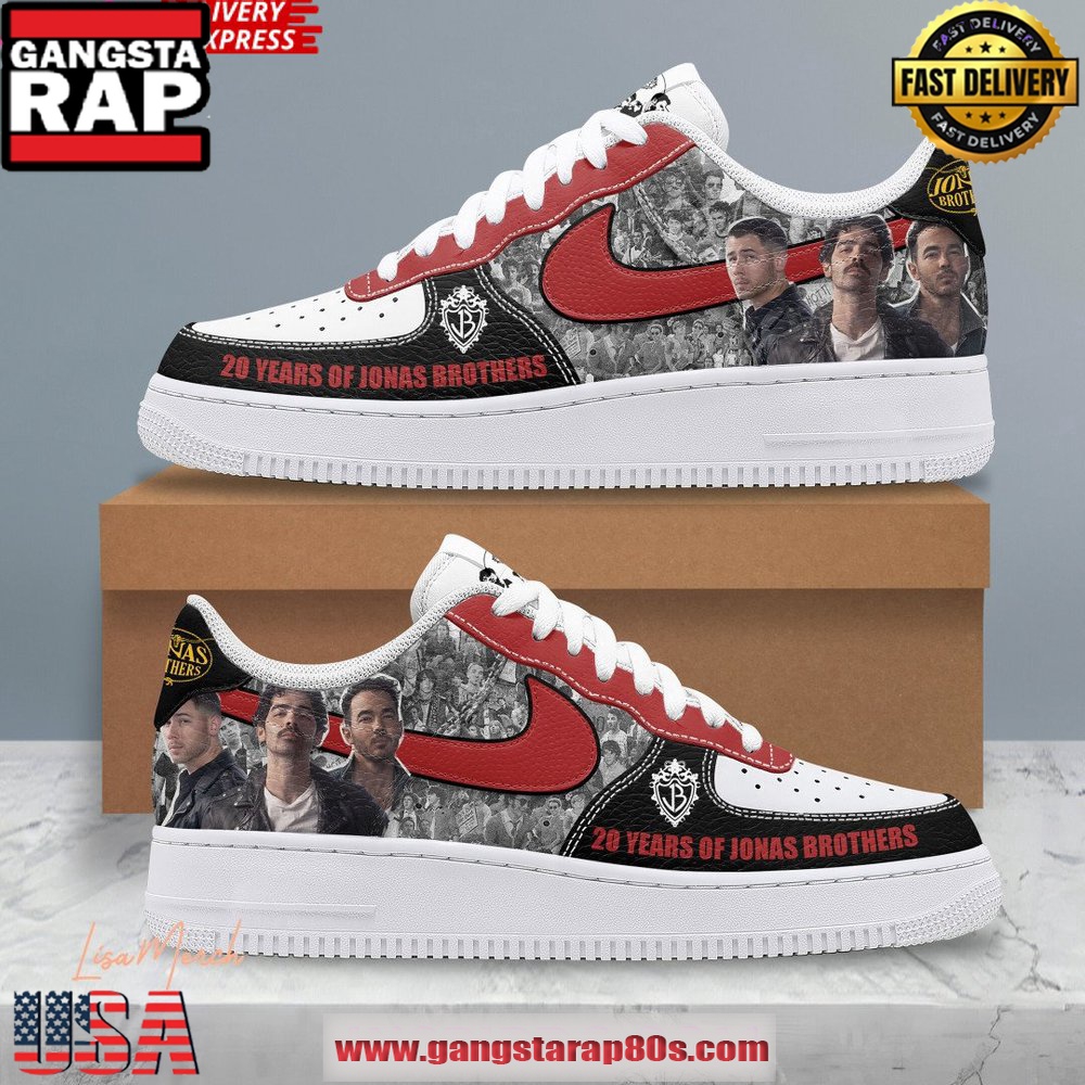20 Years Of Jonas Brothers Special Air Force 1 Running Sneakers Shoes