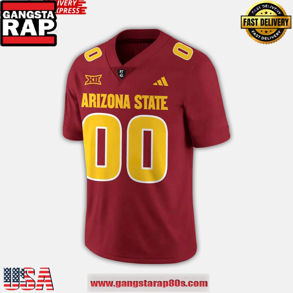 2025 Arizona State Sun Devils New Season Red Custom Football Jersey 2025 Arizona State Sun Devils New Season Red Custom Football Jersey