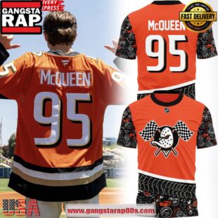 2025 Lightning McQueen x Anaheim Ducks Special Unisex T-Shirt