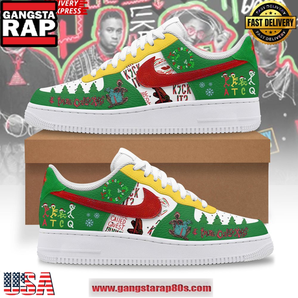 A Tribe Called Quest Hip Hop Limited Edition Air Force 1 Running Sneakers Shoes