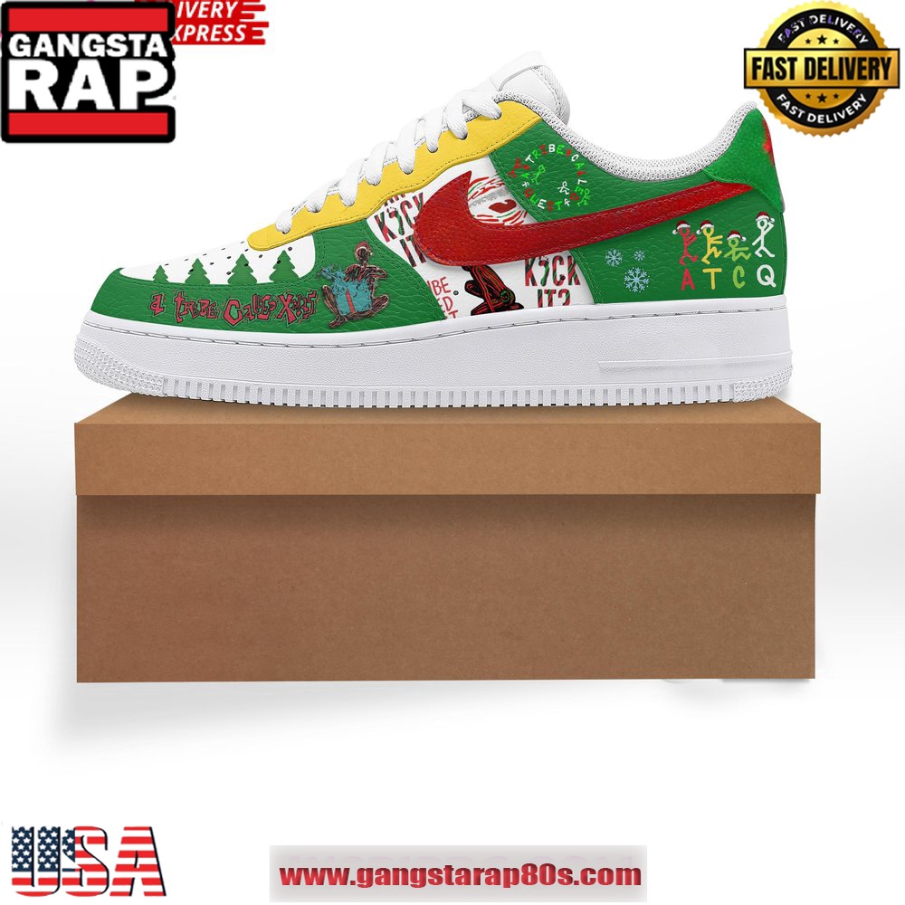 A Tribe Called Quest Hip Hop Limited Edition Air Force 1 Running Sneakers Shoes
