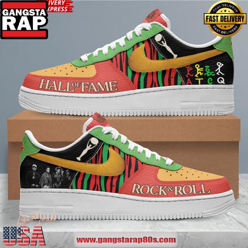 A Tribe Called Quest Limited Edition Air Force 1 Sneakers Shoes A Tribe Called Quest Limited Edition Air Force 1 Sneakers Shoes