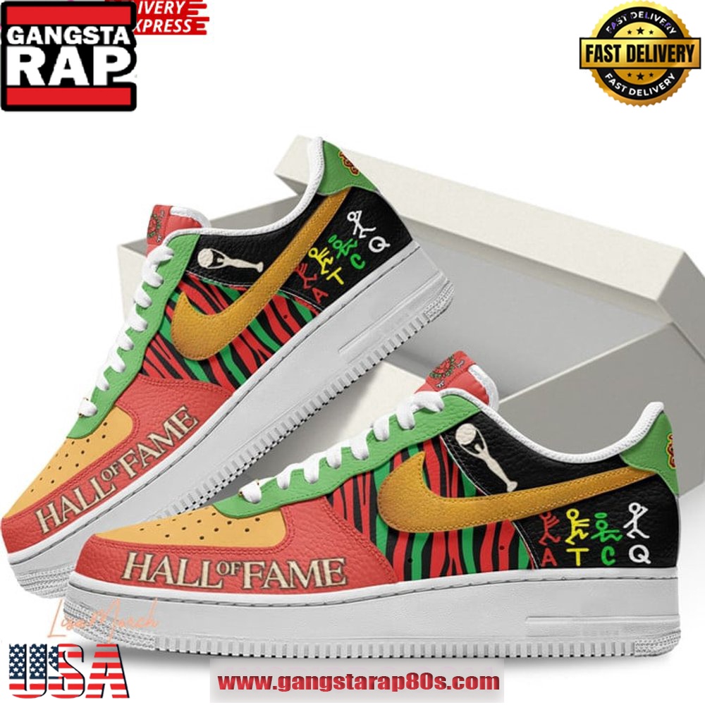 A Tribe Called Quest Limited Edition Air Force 1 Sneakers Shoes A Tribe Called Quest Limited Edition Air Force 1 Sneakers Shoes