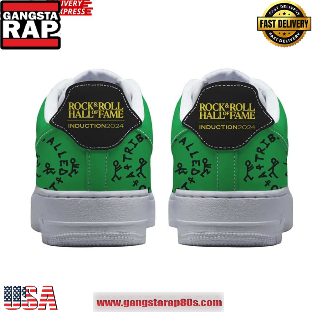 A Tribe Called Quest Rock & Roll Hall of Fame Limited Air Force 1 Sneakers Shoes A Tribe Called Quest Rock & Roll Hall of Fame Limited Air Force 1 Sneakers Shoes