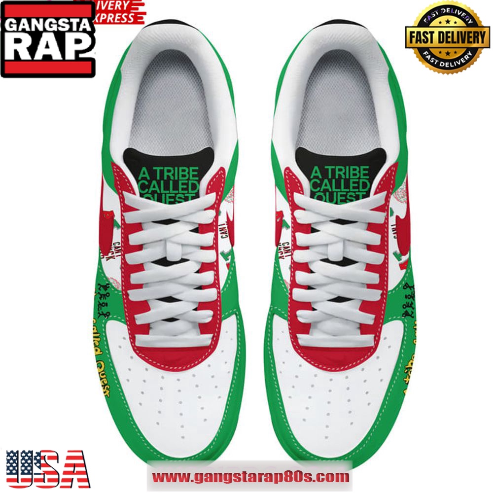 A Tribe Called Quest Rock & Roll Hall of Fame Limited Air Force 1 Sneakers Shoes A Tribe Called Quest Rock & Roll Hall of Fame Limited Air Force 1 Sneakers Shoes