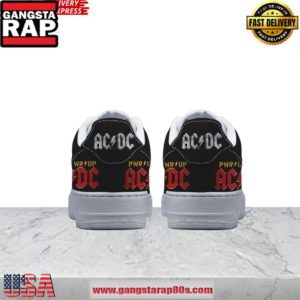 ACDC Power Up Highway To Hell Limited Air Force 1 Running Sneakers Shoes